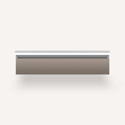 Robern - Cartesian Vanity, 36X7.5X21, Tip Out Drawer, Selectable Night Light