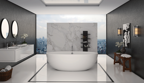 Americh - Contura II 6636 Bathtub With Integral Drain