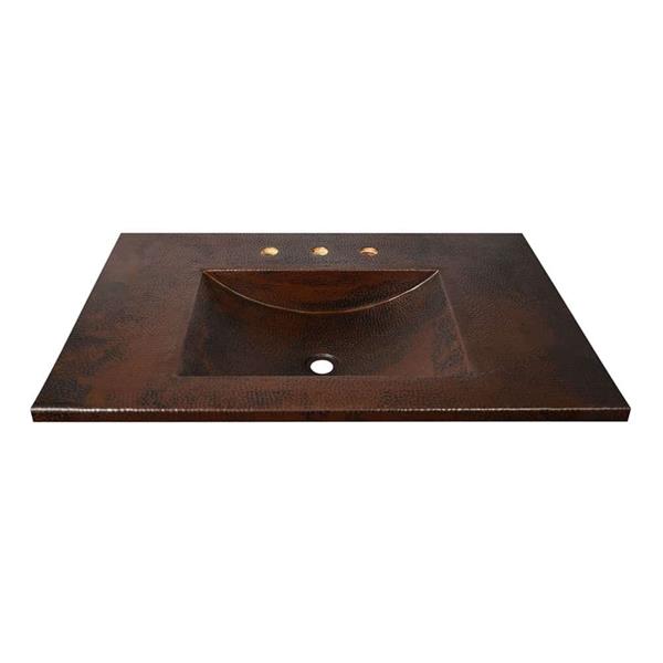 Native Trails - 36 Inch Cozumel Vanity Top with Integrated Sink in Antique