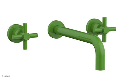 Phylrich - Basic Wall Tub Set 10 Inch Spout - Tubular Cross Handles