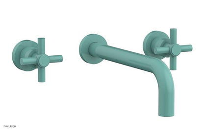 Phylrich - Basic Wall Tub Set 10 Inch Spout - Tubular Cross Handles