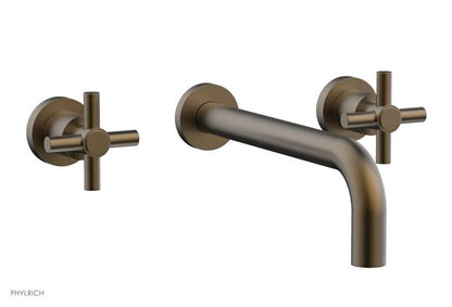 Phylrich - Basic Wall Tub Set 10 Inch Spout - Tubular Cross Handles