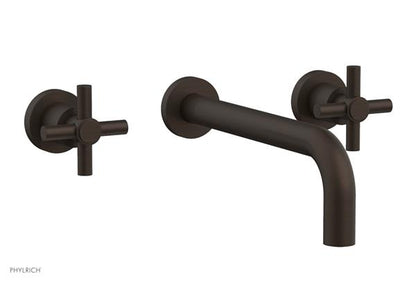 Phylrich - Basic Wall Tub Set 10 Inch Spout - Tubular Cross Handles