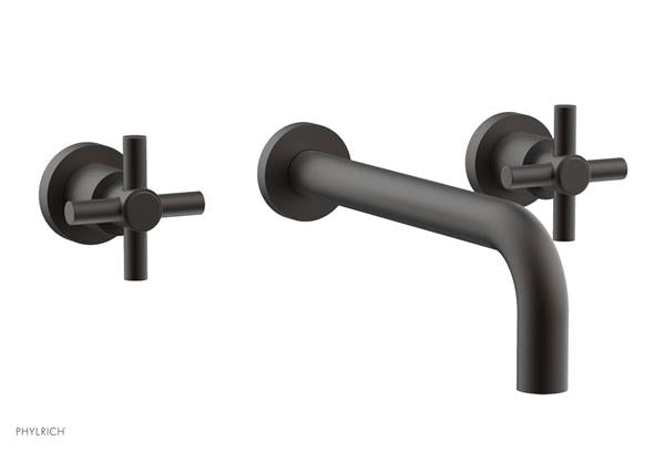 Phylrich - Basic Wall Tub Set 10 Inch Spout - Tubular Cross Handles