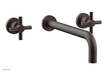 Phylrich - Basic Wall Tub Set 12 Inch Spout - Tubular Cross Handles