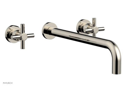 Phylrich - Basic Wall Tub Set 14 Inch Spout - Tubular Cross Handles