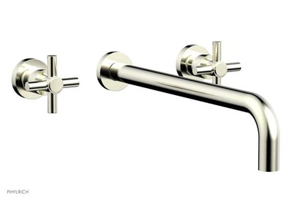 Phylrich - Basic Wall Tub Set 14 Inch Spout - Tubular Cross Handles