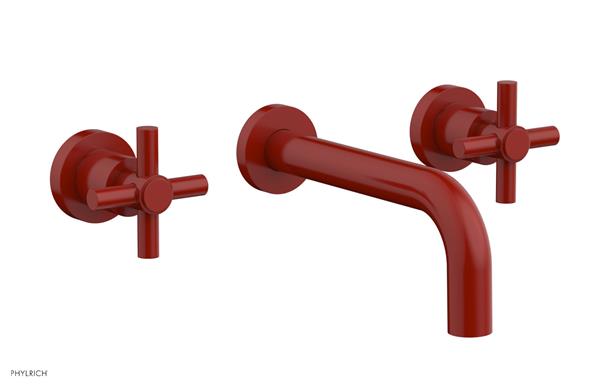 Phylrich - Basic Wall Tub Set - Tubular Cross Handles