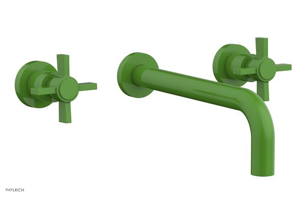 Phylrich - Basic Wall Tub Set 10 Inch Spout - Blade Cross Handles
