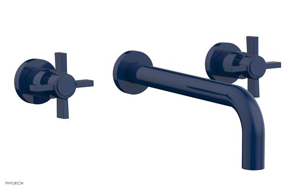 Phylrich - Basic Wall Tub Set 10 Inch Spout - Blade Cross Handles