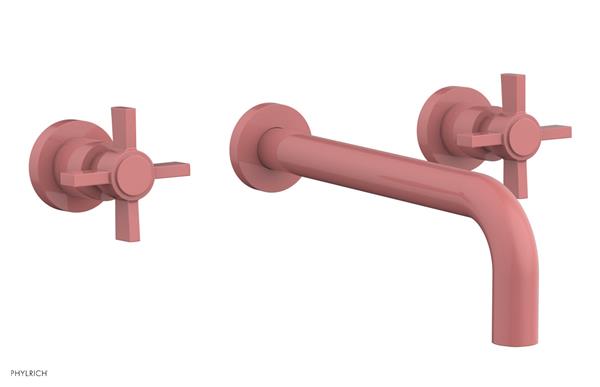 Phylrich - Basic Wall Tub Set 10 Inch Spout - Blade Cross Handles