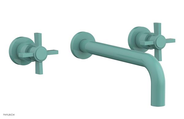 Phylrich - Basic Wall Tub Set 10 Inch Spout - Blade Cross Handles