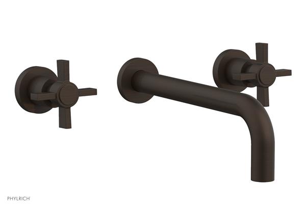 Phylrich - Basic Wall Tub Set 10 Inch Spout - Blade Cross Handles