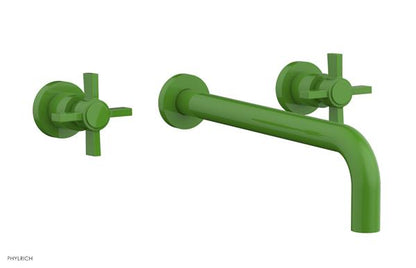 Phylrich - Basic Wall Tub Set 12 Inch Spout - Blade Cross Handles