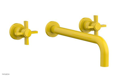 Phylrich - Basic Wall Tub Set 12 Inch Spout - Blade Cross Handles