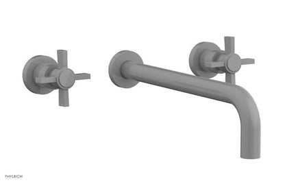 Phylrich - Basic Wall Tub Set 12 Inch Spout - Blade Cross Handles