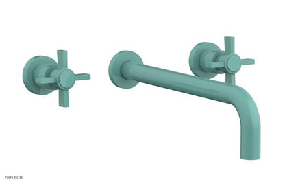 Phylrich - Basic Wall Tub Set 12 Inch Spout - Blade Cross Handles