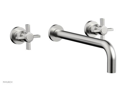 Phylrich - Basic Wall Tub Set 12 Inch Spout - Blade Cross Handles