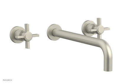 Phylrich - Basic Wall Tub Set 12 Inch Spout - Blade Cross Handles