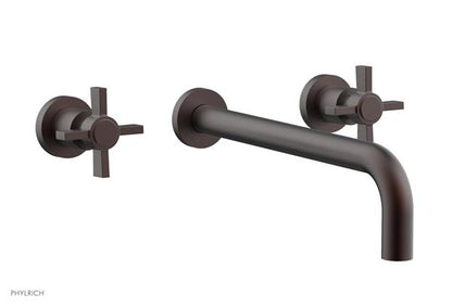 Phylrich - Basic Wall Tub Set 12 Inch Spout - Blade Cross Handles