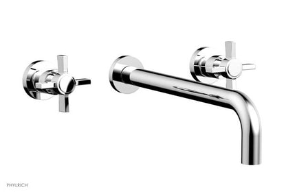 Phylrich - Basic Wall Tub Set 12 Inch Spout - Blade Cross Handles
