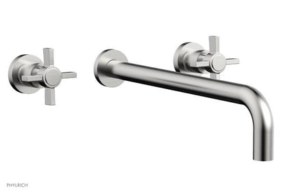 Phylrich - Basic Wall Tub Set 14 Inch Spout - Blade Cross Handles
