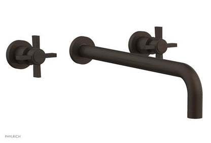 Phylrich - Basic Wall Tub Set 14 Inch Spout - Blade Cross Handles