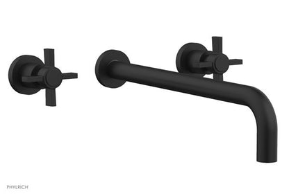 Phylrich - Basic Wall Tub Set 14 Inch Spout - Blade Cross Handles