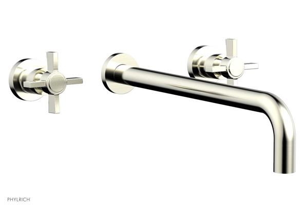 Phylrich - Basic Wall Tub Set 14 Inch Spout - Blade Cross Handles