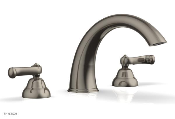 Phylrich - Revere & Savannah Deck Tub Complete Set - Curved Lever Handles