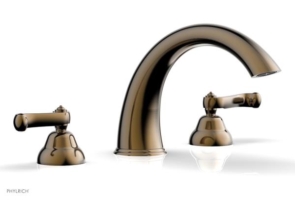Phylrich - Revere & Savannah Deck Tub Complete Set - Curved Lever Handles