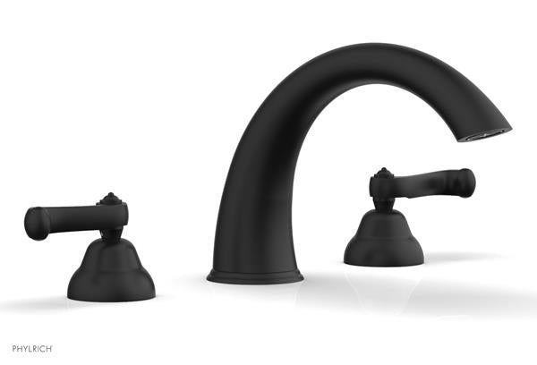 Phylrich - Revere & Savannah Deck Tub Complete Set - Curved Lever Handles
