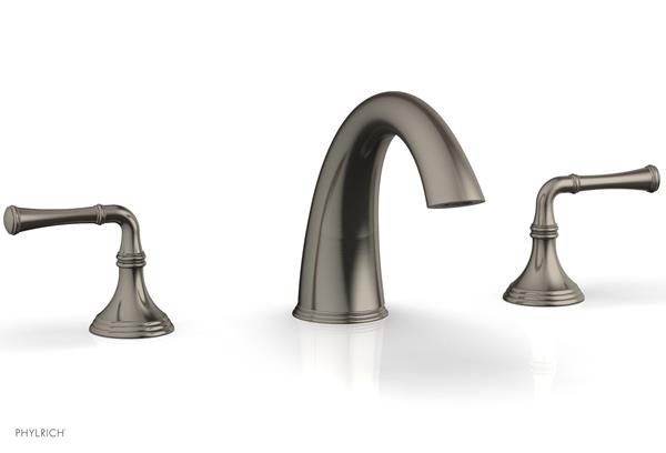 Phylrich - 3Ring Deck Tub Complete Set Trim Ony - Straight Lever Hanldes