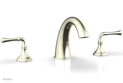 Phylrich - 3Ring Deck Tub Complete Set Trim Ony - Straight Lever Hanldes