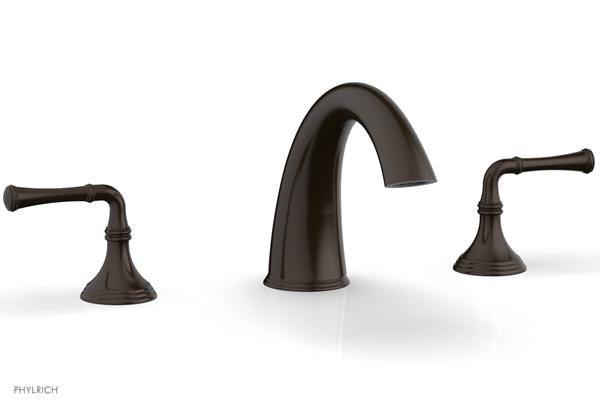 Phylrich - 3Ring Deck Tub Complete Set Trim Ony - Straight Lever Hanldes