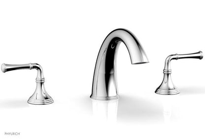 Phylrich - 3Ring Deck Tub Complete Set Trim Ony - Straight Lever Hanldes