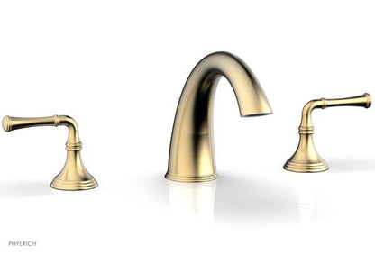 Phylrich - 3Ring Deck Tub Complete Set Trim Ony - Straight Lever Hanldes