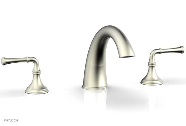 Phylrich - 3Ring Deck Tub Complete Set Trim Ony - Straight Lever Hanldes