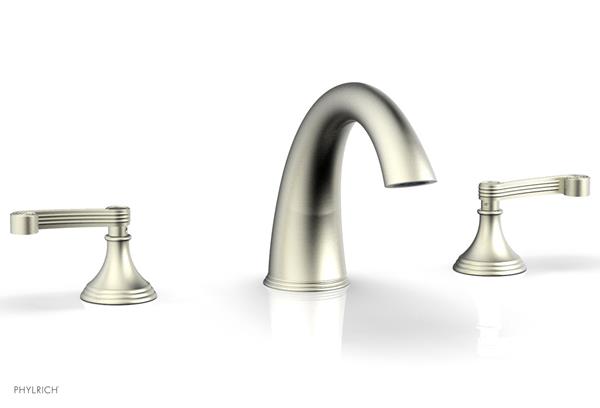 Phylrich - 3Ring Deck Tub Complete Set Trim Ony - Curved Lever Hanldes