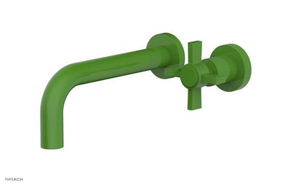 Phylrich - Basic 7-1/2 Inch Single Handle Wall Lavatory Set - Blade Cross Handle