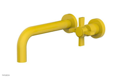 Phylrich - Basic 7-1/2 Inch Single Handle Wall Lavatory Set - Blade Cross Handle