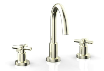 Phylrich - Basic Widespread Faucet, 8-1/2 Inch High Spout - Tubular Cross Handles