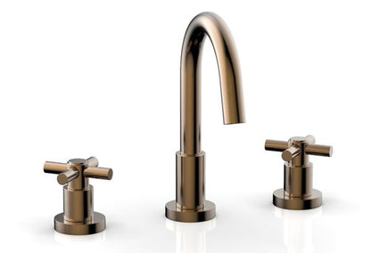 Phylrich - Basic Widespread Faucet, 8-1/2 Inch High Spout - Tubular Cross Handles