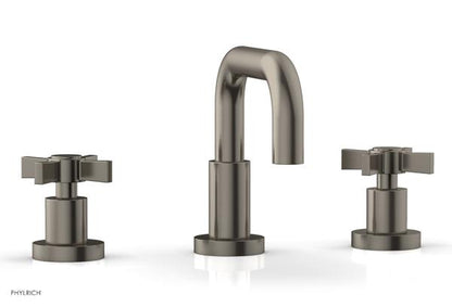 Phylrich - Basic Widespread Faucet, 6-3/8 Inch High Spout - Blade Cross Handles