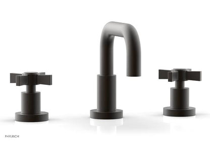 Phylrich - Basic Widespread Faucet, 6-3/8 Inch High Spout - Blade Cross Handles