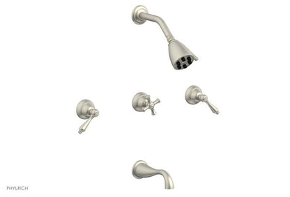 Phylrich - Revere & Savannah Three Handle Tub and Shower Set - Lever Handles