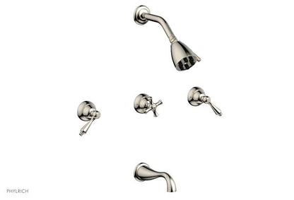Phylrich - Revere & Savannah Three Handle Tub and Shower Set - Lever Handles