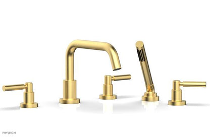 Phylrich - Basic Deck Tub Set with Hand Shower - Lever Handles