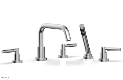 Phylrich - Basic Deck Tub Set with Hand Shower - Lever Handles