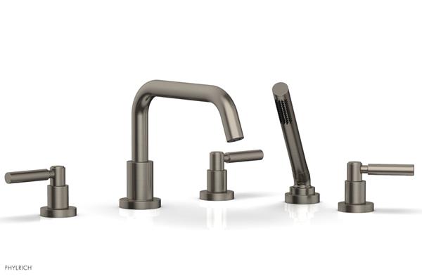 Phylrich - Basic Deck Tub Set with Hand Shower - Lever Handles